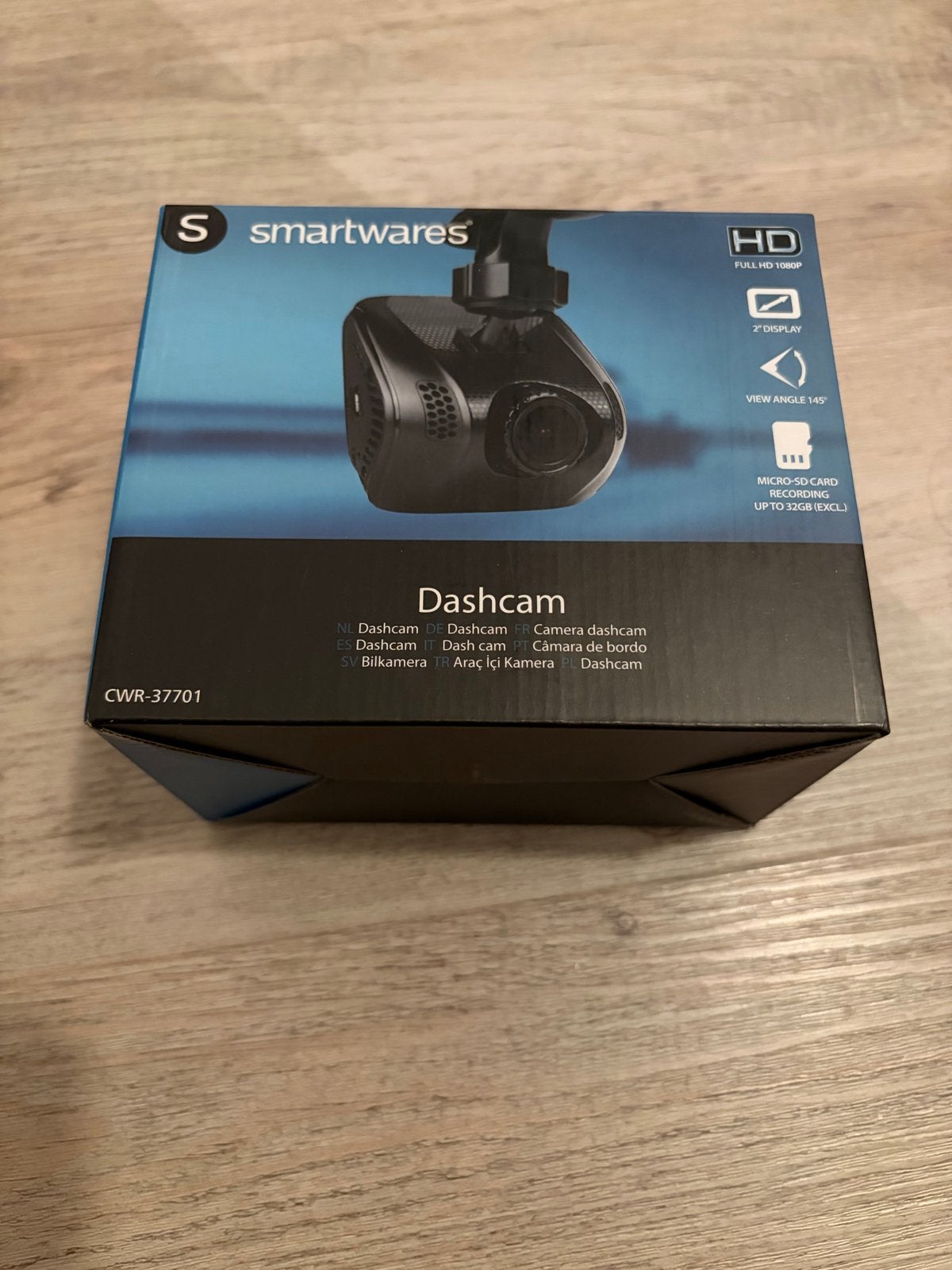 Smartwares Dashcam CWR-37701 Full HD 1080P, Ophalen of Verzenden, Nieuw