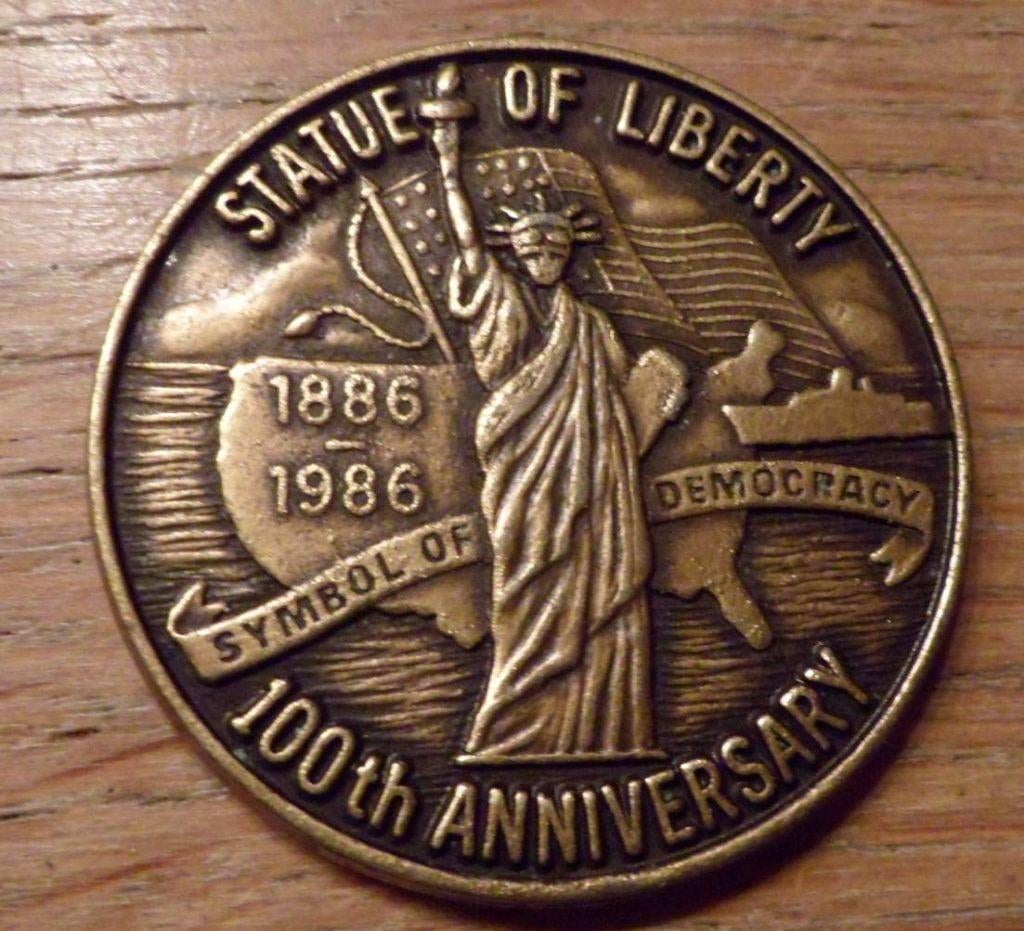 Statue of Liberty 1886-1986, Verzenden, Overige materialen