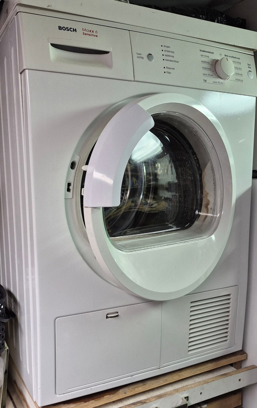 Bosch condensdroger, Witgoed en Apparatuur, Wasdrogers, Ophalen, 6 tot 8 kg, Gebruikt, Voorlader