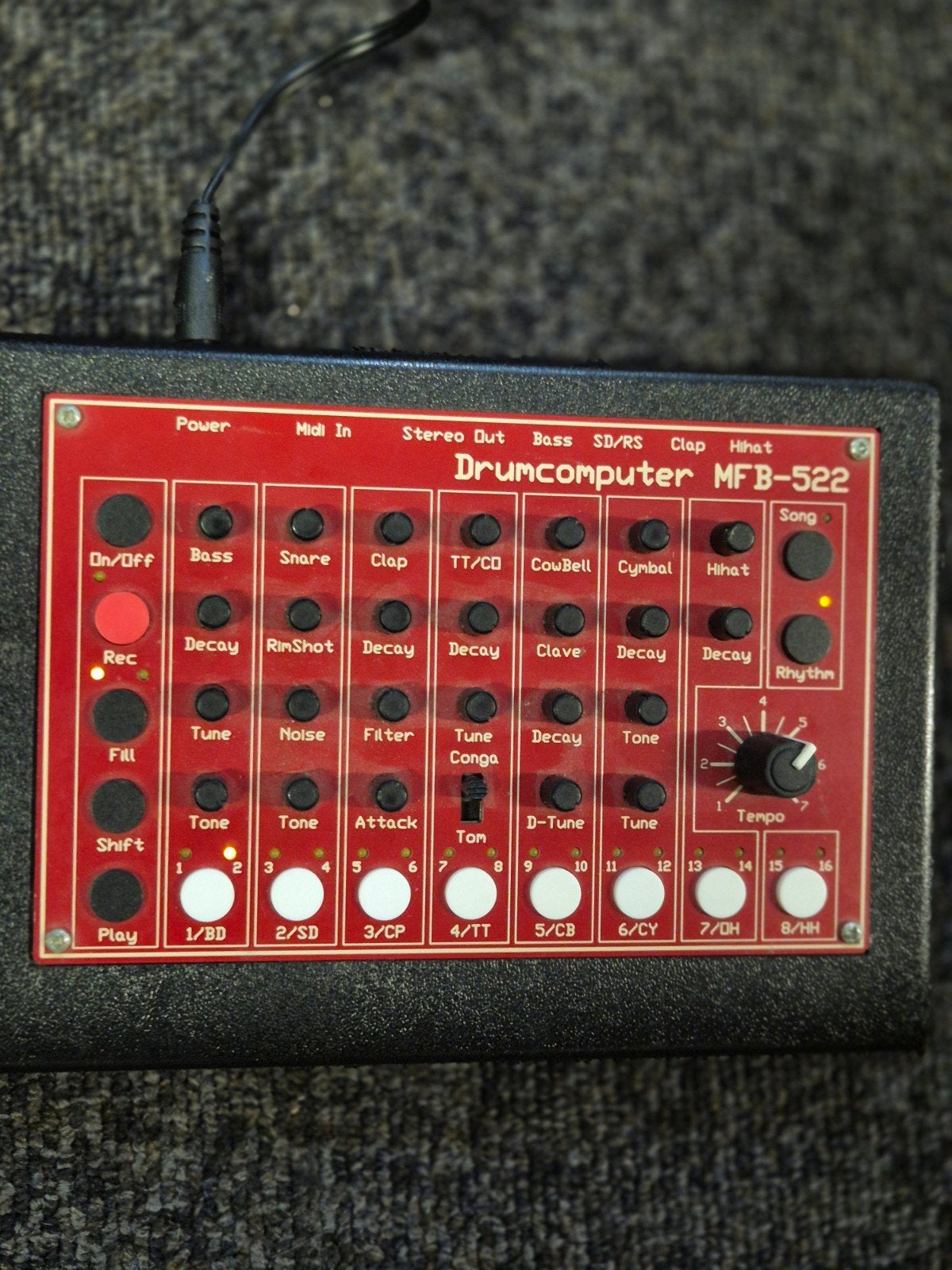 drumcomputer MFB-522, Ophalen of Verzenden, Zo goed als nieuw, Overige merken