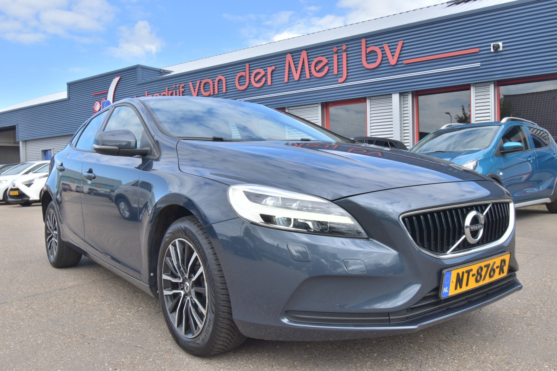 Volvo V40 1.5 T2 Nordic+ , CLIMATRONIC , V ST VERW , LED KOP, Auto's, Stof, 4 cilinders, 700 kg, Blauw