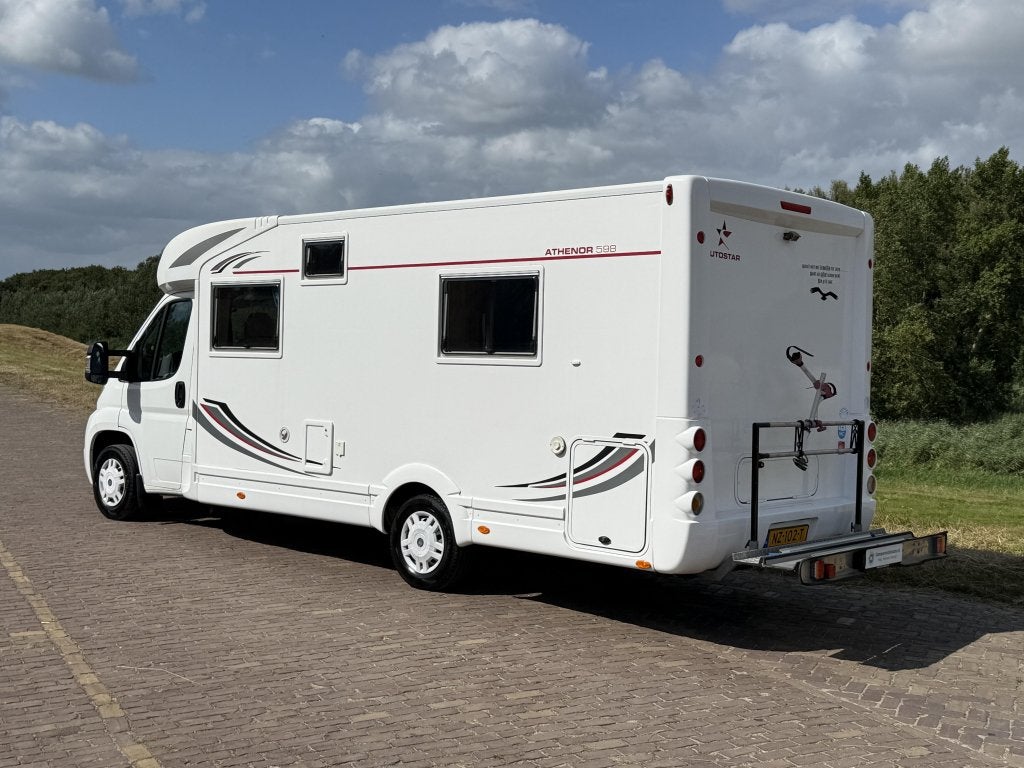 Autostar Athenor 598 Queenbed,Luchtvering,Alde,Cruise contro, Caravans en Kamperen, Overige merken, Fiat, Bedrijf, Luifel