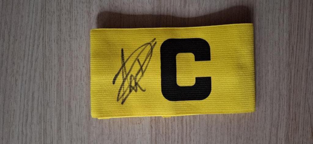 Aanvoerdersband met handtekening; Dirk Kuyt # Feyenoord, Ophalen of Verzenden, Nieuw, Feyenoord, Overige typen