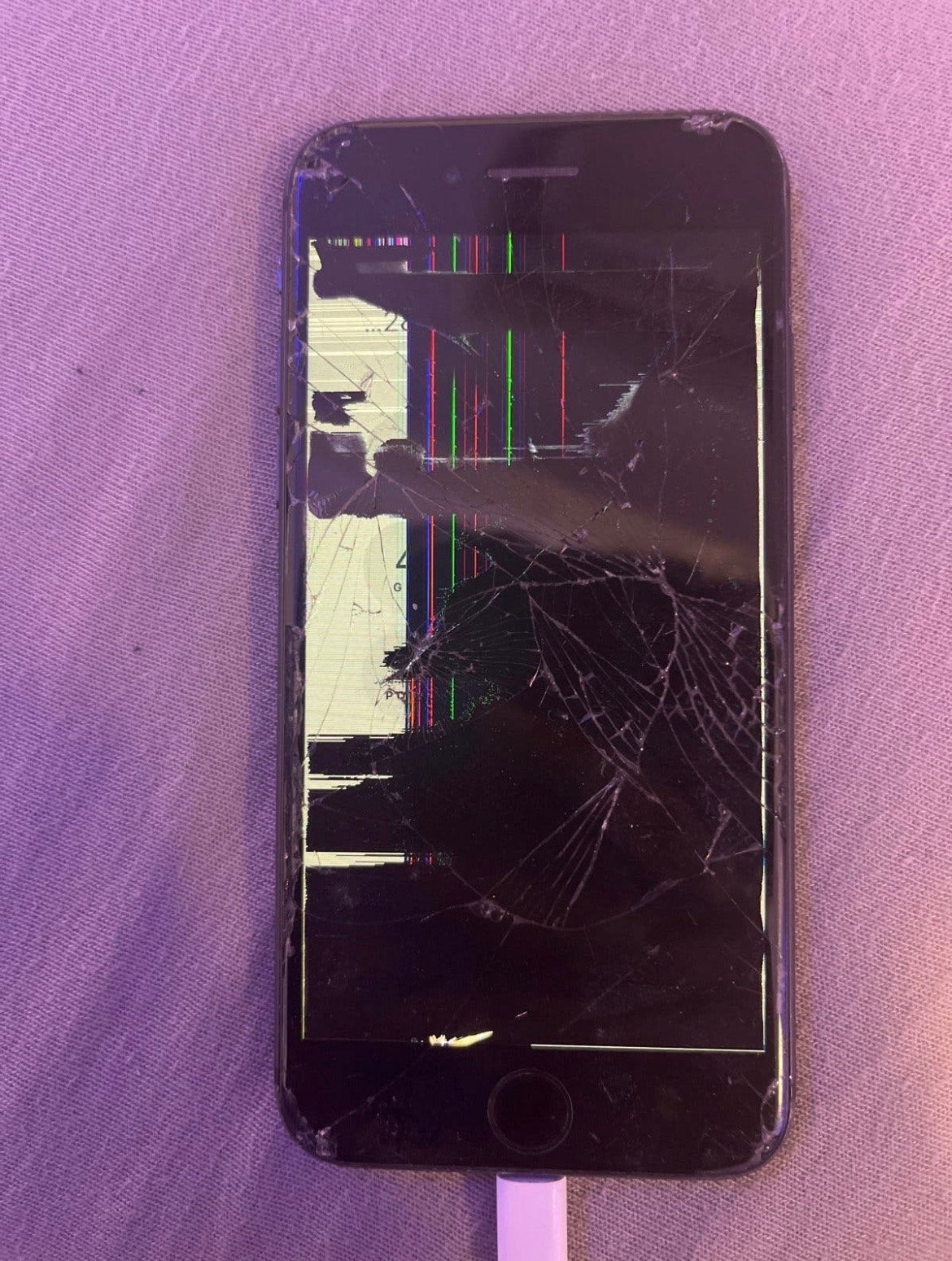 ZSM weg Defecte iPhone 7 - Voor onderdelen of reparatie, Telecommunicatie, Mobiele telefoons | Apple iPhone, 80 %, Zwart, Ophalen of Verzenden