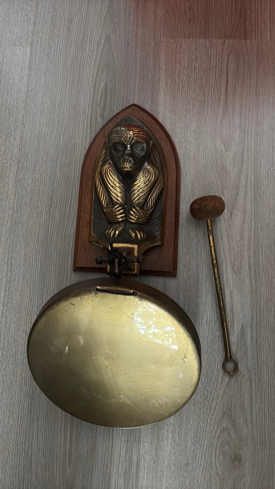 Gong - aap - art deco, Ophalen of Verzenden
