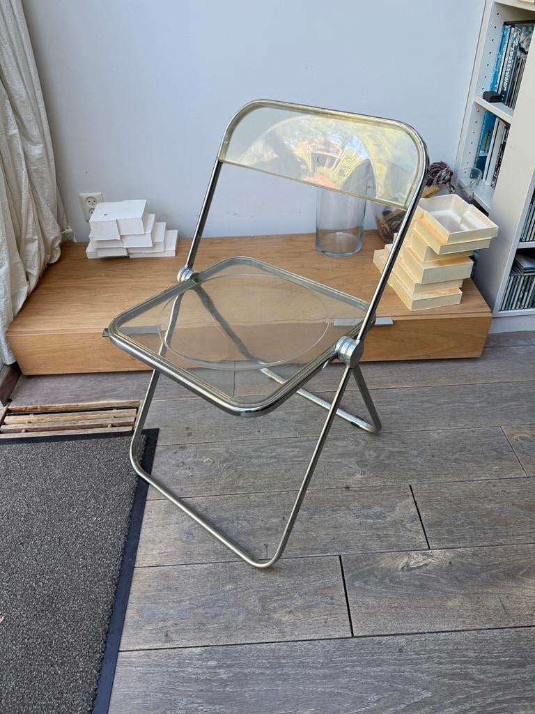 Plia vouwstoel Giancarlo Piretti Anonima Castelli, Huis en Inrichting, Stoelen, Ophalen of Verzenden, Zo goed als nieuw, Kunststof