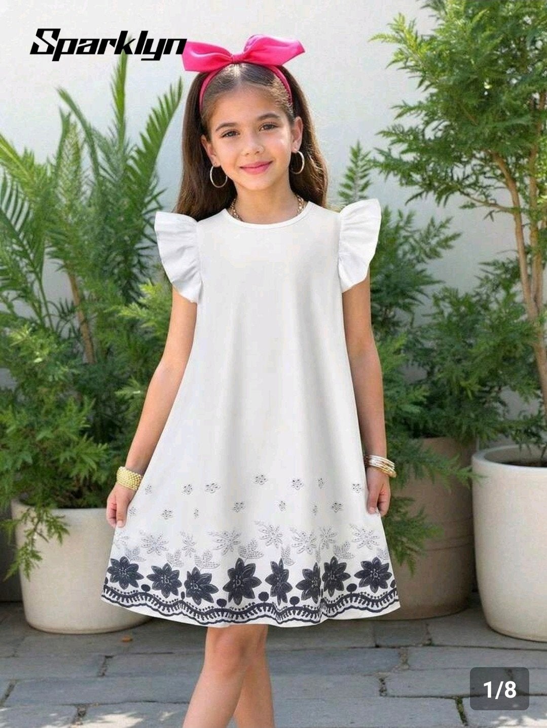 Leuke jurk voor meisjes - Maat 134, Kinderen en Baby's, Kinderkleding | Maat 134, Meisje, Ophalen of Verzenden, Zo goed als nieuw