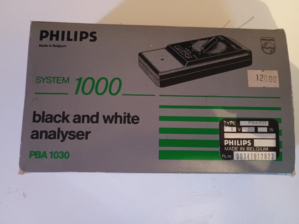 Vintage Philips System 1000 Zwart-Wit Analyser PBA 1030, Audio, Tv en Foto, Fotografie | Doka Toebehoren, Ophalen of Verzenden