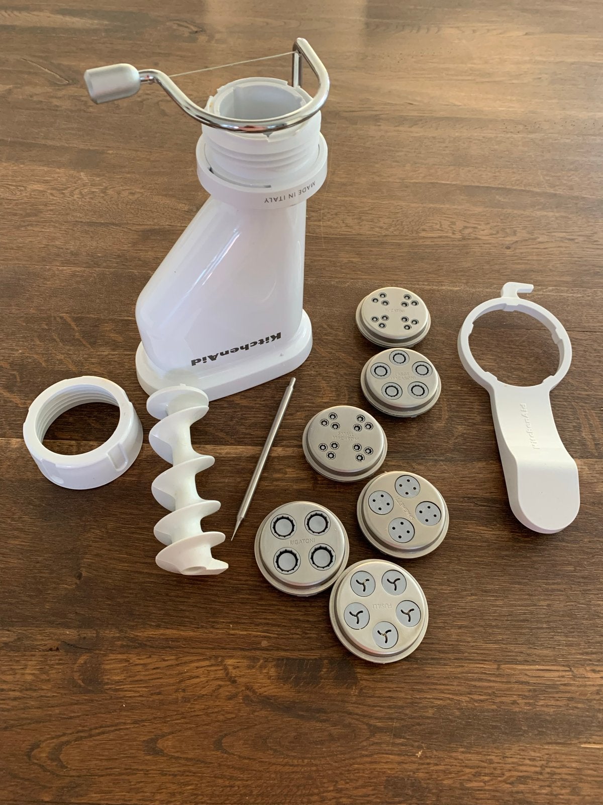 KitchenAid Pasta Maker 5KSMPEXTA - Verse Pasta Hulpstuk, 4 liter of meer, Ophalen, Zo goed als nieuw, 3 snelheden of meer
