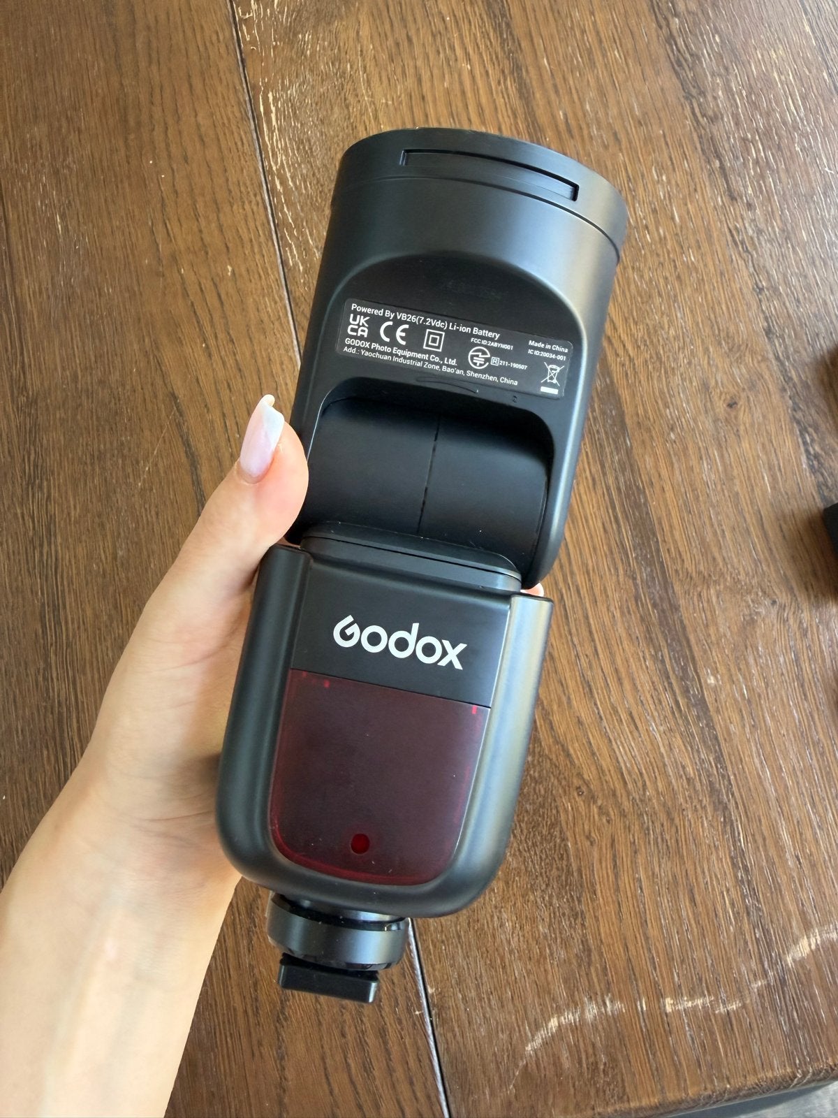 Godox V1 speedlite Sony - Zo goed als nieuw met garantie, Ophalen, Externe flitser, Zo goed als nieuw, Sony