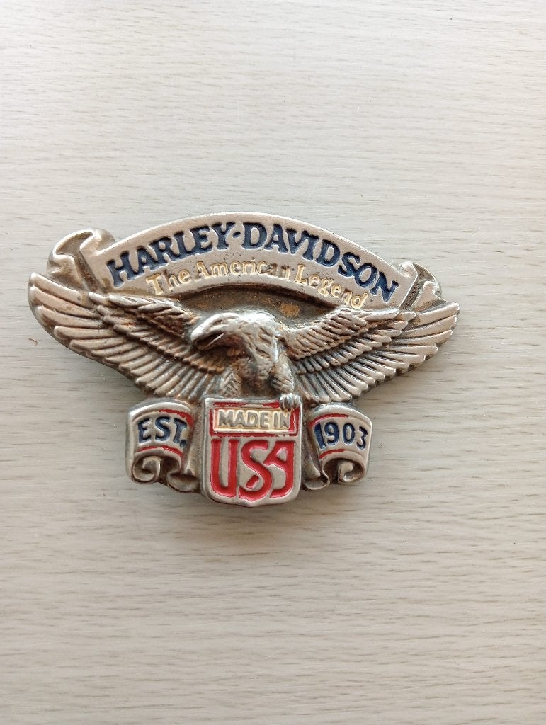 Harley Davidson riemgesp, Kleding | Heren, Ophalen, Losse buckle of gesp, Zwart, Minder dan 95 cm