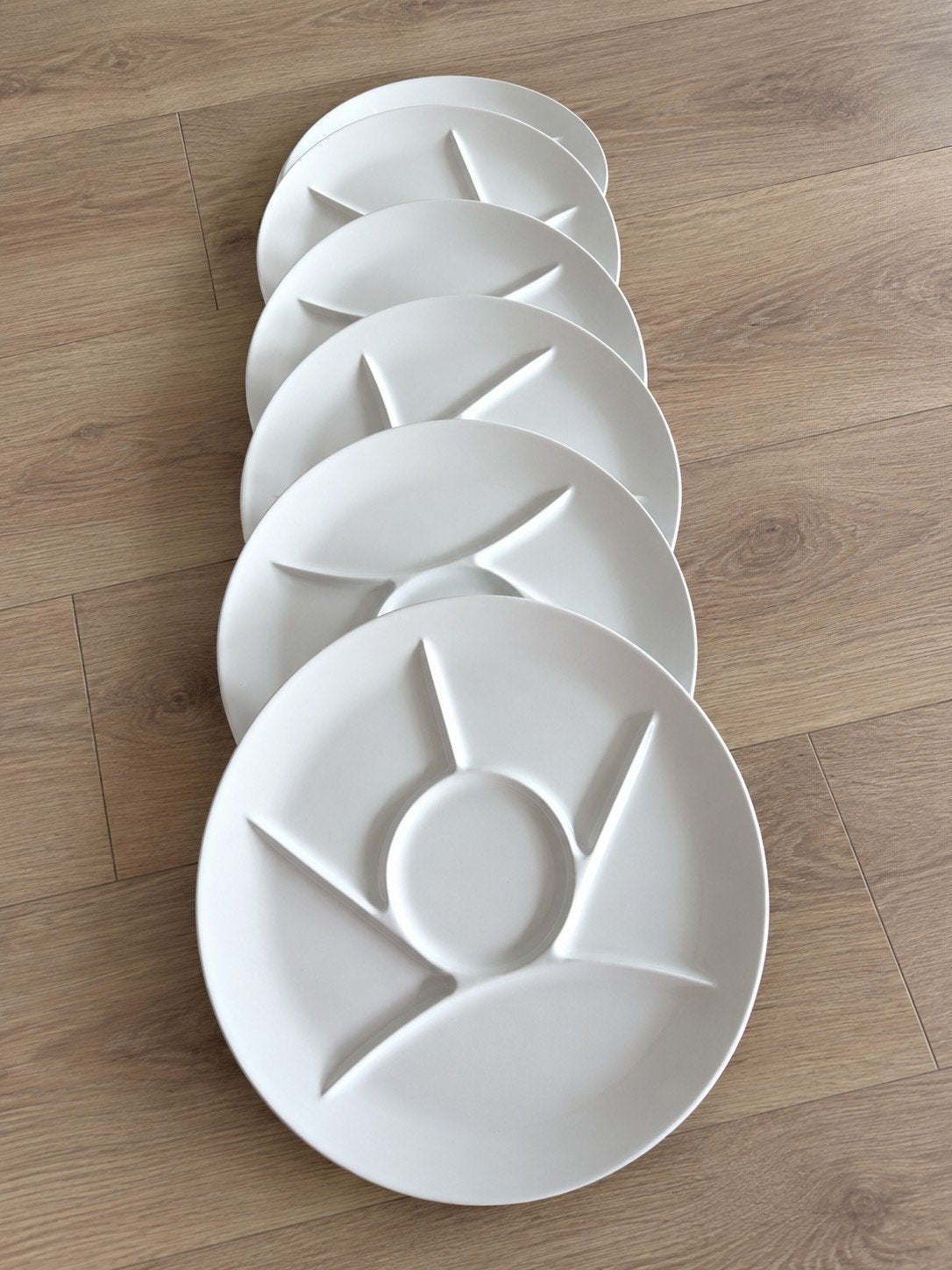 6 Villeroy & Boch Vivo gourmetborden, Huis en Inrichting, Vivo, Ophalen of Verzenden, Zo goed als nieuw, Bord(en)