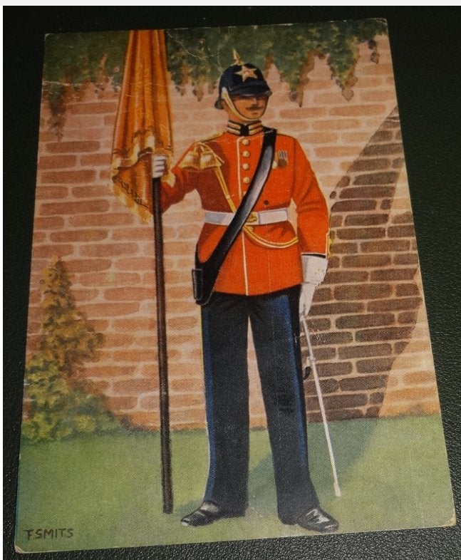 Nederland  - Ceremonieel Onderofficier Vaandeldrager - KMi01, Verzenden, 1940 tot 1960, Gelopen, Politiek en Historie