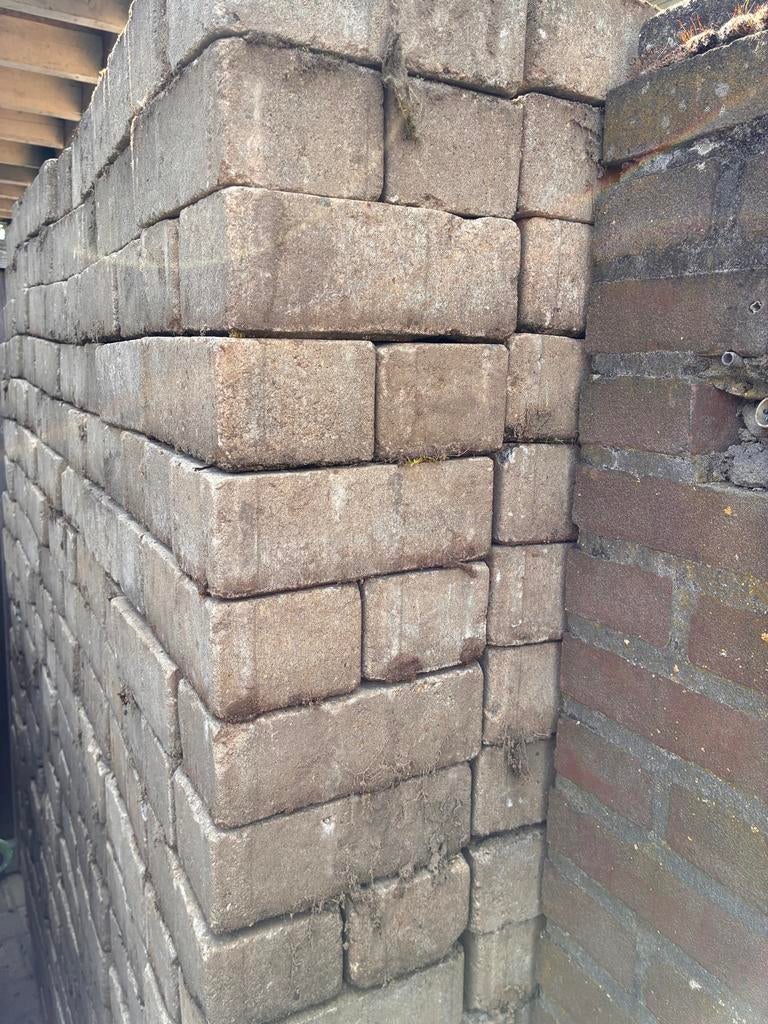 Klinkers 21x10,5x8 cm, ongeveer 20 m2 (meer mogelijk!), Tuin en Terras, Tegels en Klinkers, Ophalen, Gebruikt, Klinkers, 10 m² of meer