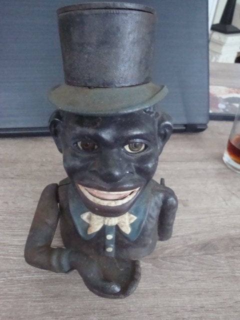 oude spaarpot jolly nigger bank, Ophalen of Verzenden