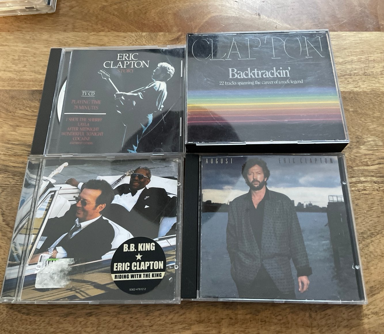 Eric Clapton CD collectie: 4 albums, Ophalen of Verzenden, Gebruikt, Rock, Album