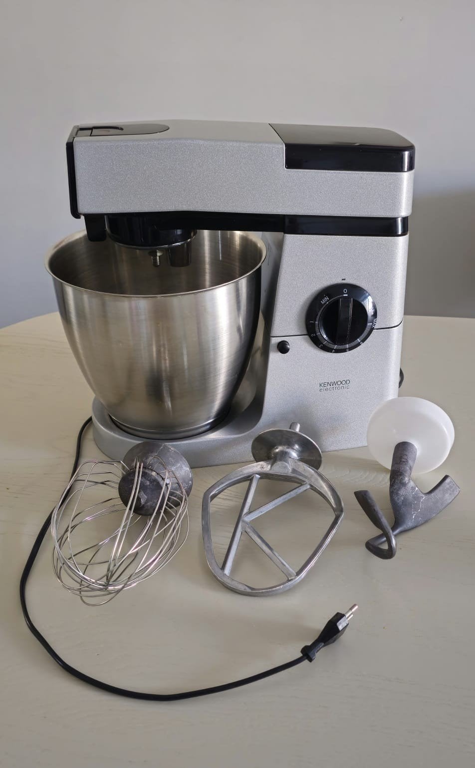 Kenwood Major KM250 Keukenmachine - 6,7L RVS Kom - Compleet, Witgoed en Apparatuur, Keukenmixers, 4 liter of meer, Ophalen, Gebruikt