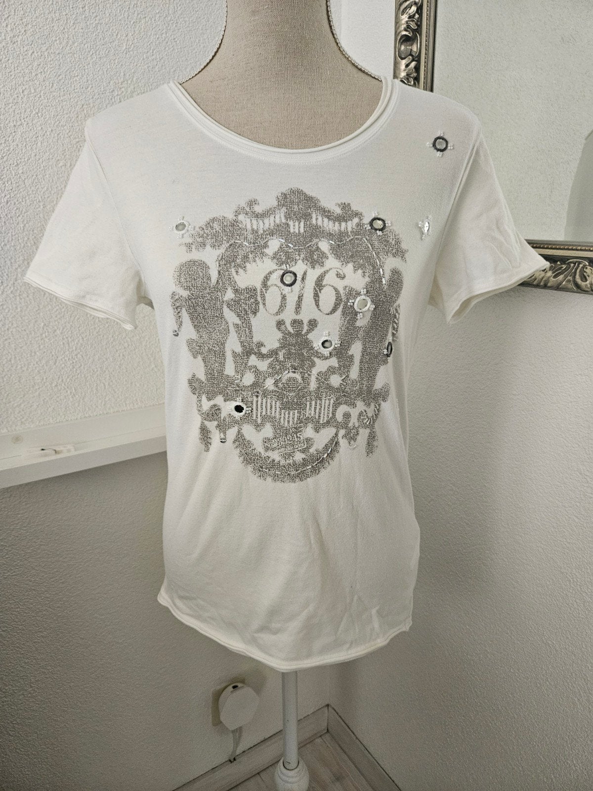 IKKS top, IKKS, Wit, Maat 42/44 (L), Ophalen of Verzenden