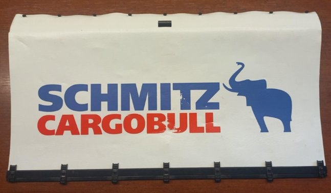 1 Bruder Schmitz Cargobull afdekzeil (schaal 1:16), Ophalen of Verzenden, Gebruikt