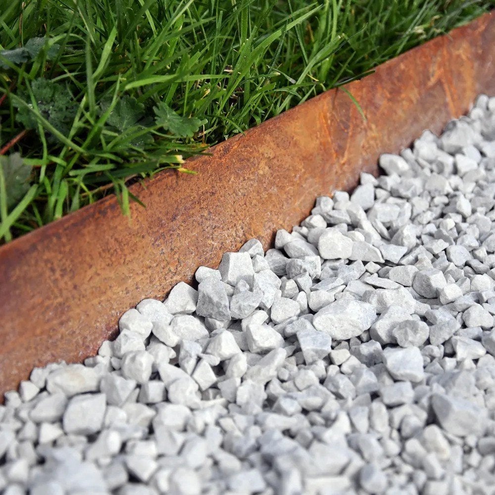 Cortenstaal Kantopsluiting - Tuinafscheiding - 1060mm, Doe-het-zelf en Verbouw, Ophalen, Nieuw, Overige metalen