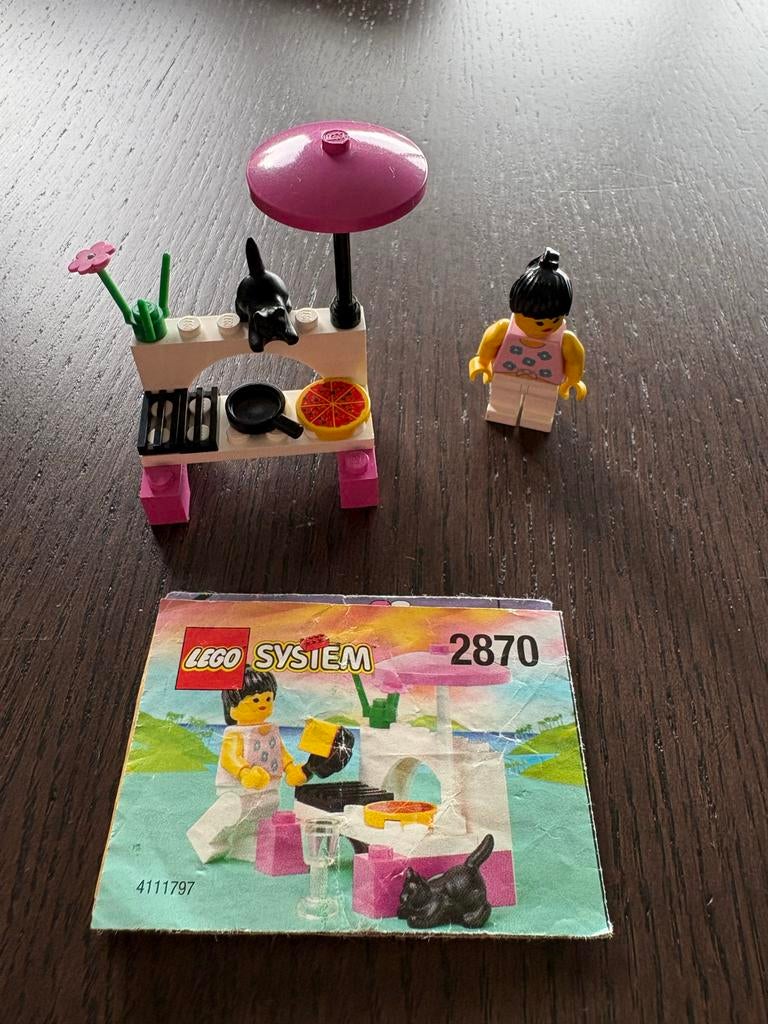 Vintage Lego System 2870 - Pizza bakken - 1997, Ophalen of Verzenden, Gebruikt, Complete set, Lego