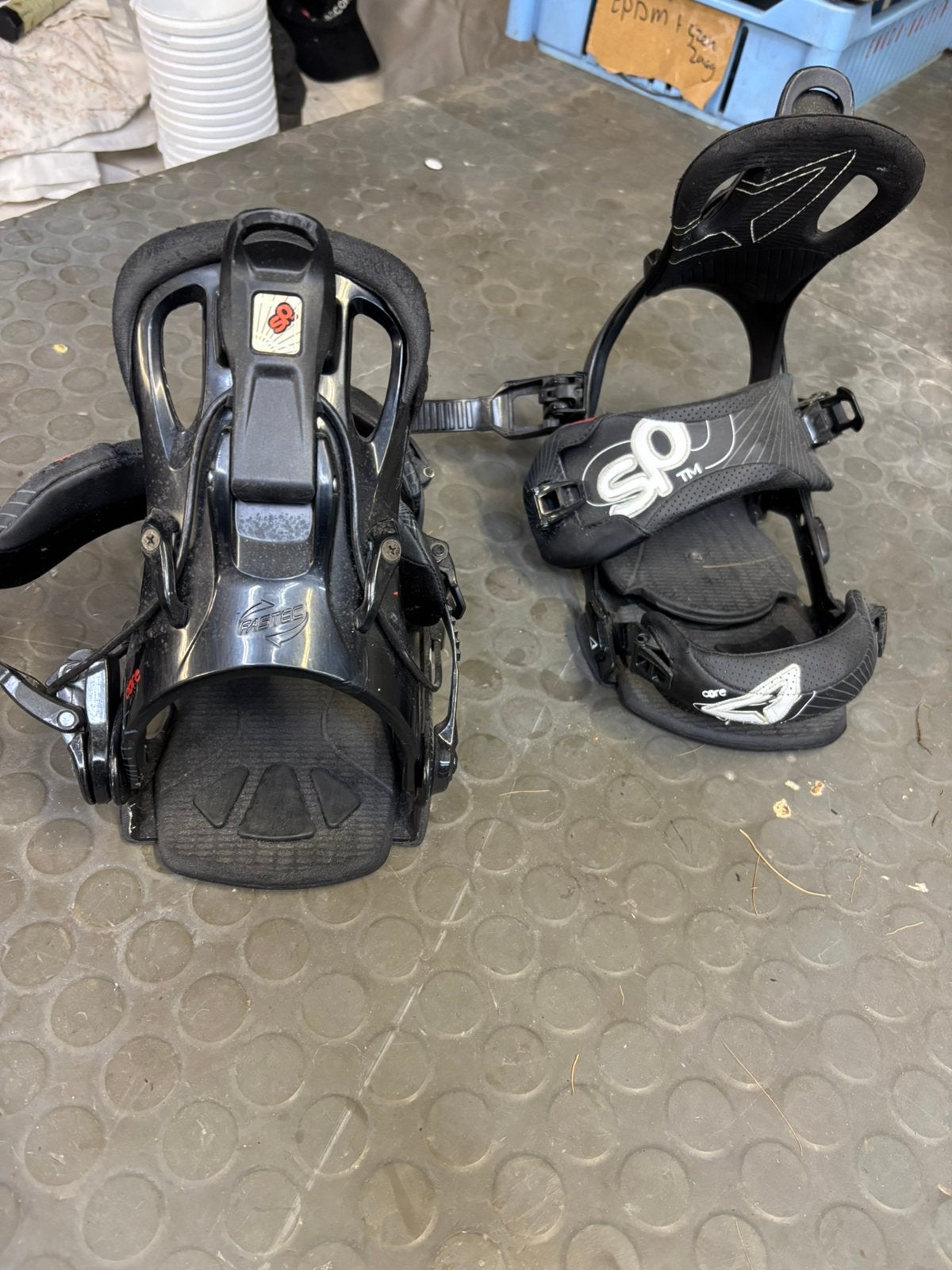 Fastec SPTM snowboard bindingen, Ophalen, Zo goed als nieuw, Bindingen
