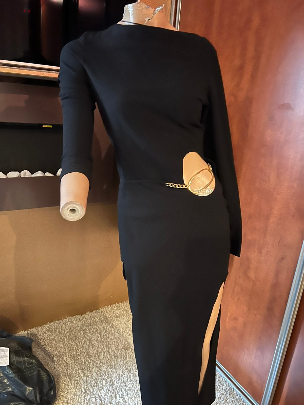 Zara jurk met split maat S NIEUW MET KAARTJES, Kleding | Dames, Jurken, F, R, Nieuw, Ophalen of Verzenden