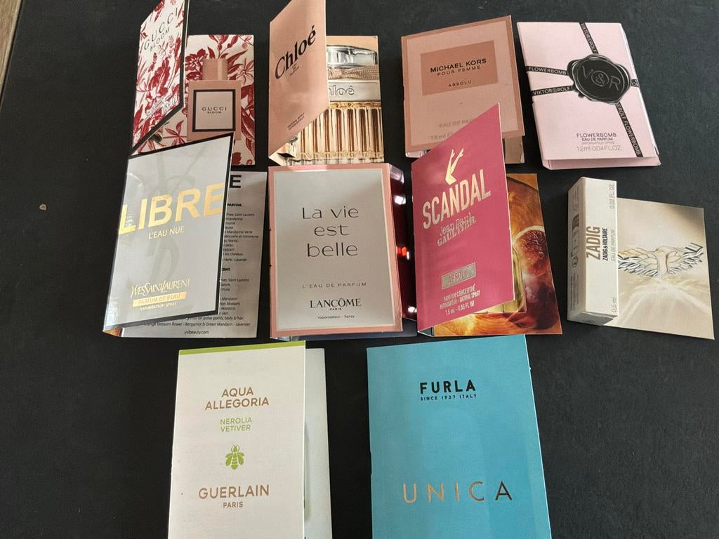 10 luxe parfum proefjes, Sieraden, Tassen en Uiterlijk, Uiterlijk | Parfum, Ophalen of Verzenden, Nieuw