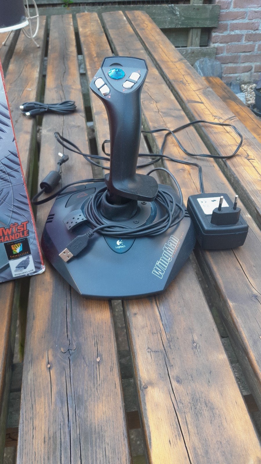 Joystick Wingman force 3D Logitech, Ophalen of Verzenden, Gebruikt, Logitech Wingman
