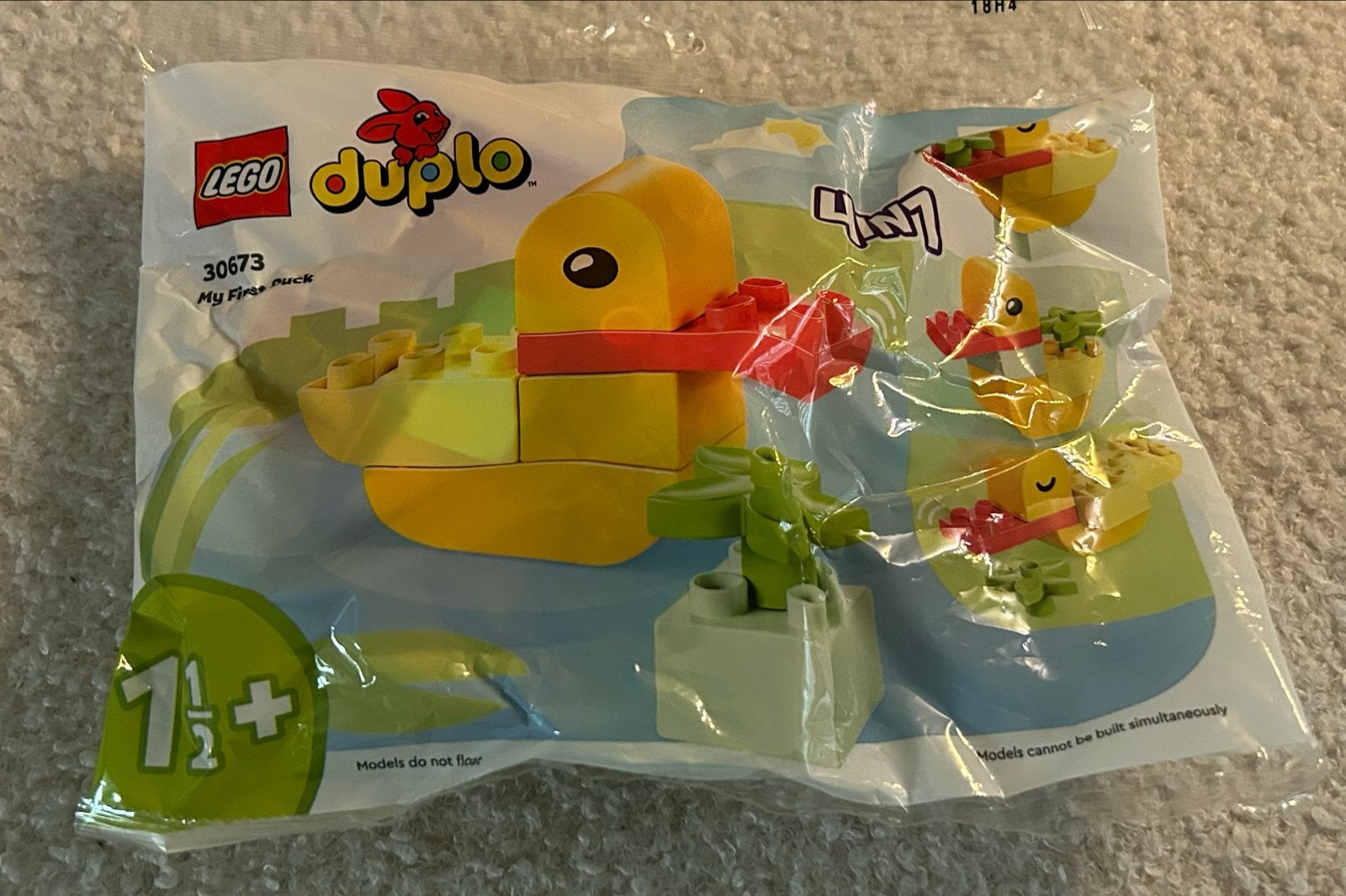 Lego Duplo 30673 Mijn Eerste Eendje - Nieuw in zakje, Overige thema's, Nieuw, Ophalen of Verzenden, Duplo