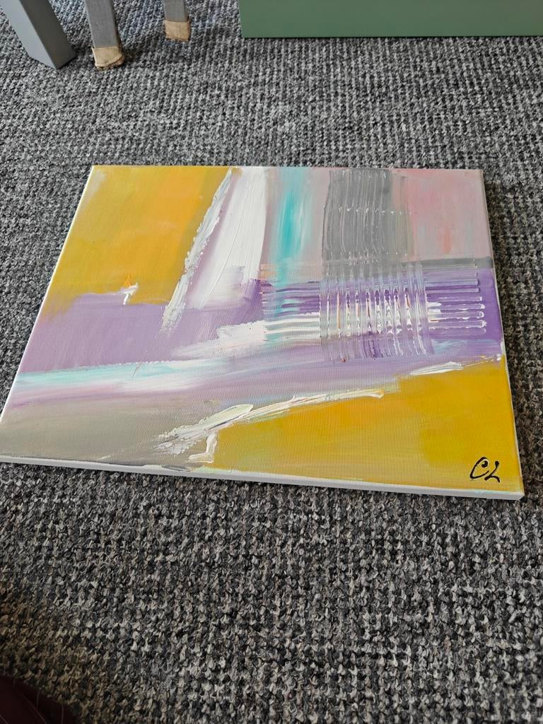 Abstract canvas, Antiek en Kunst, Ophalen of Verzenden