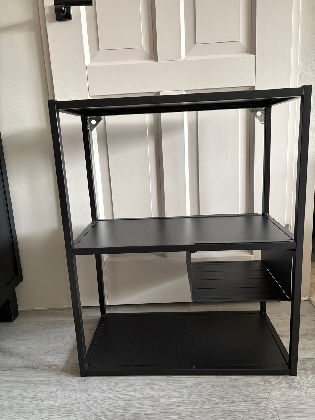 Ikea Enhet bovenkast element met inzet zwart, Ophalen, Zwart, 50 tot 100 cm, Zo goed als nieuw