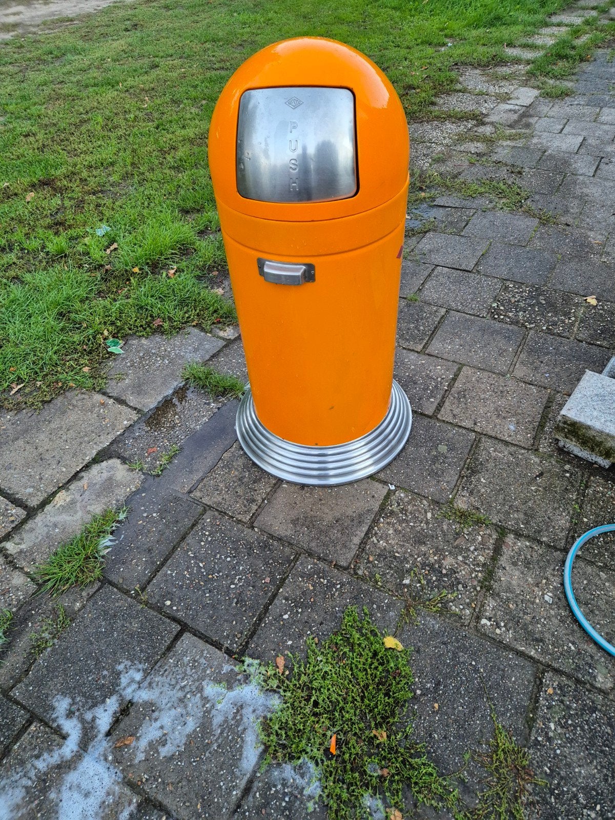 Wesco Prullenbak Oranje - Retro Design, Huis en Inrichting, Ophalen of Verzenden