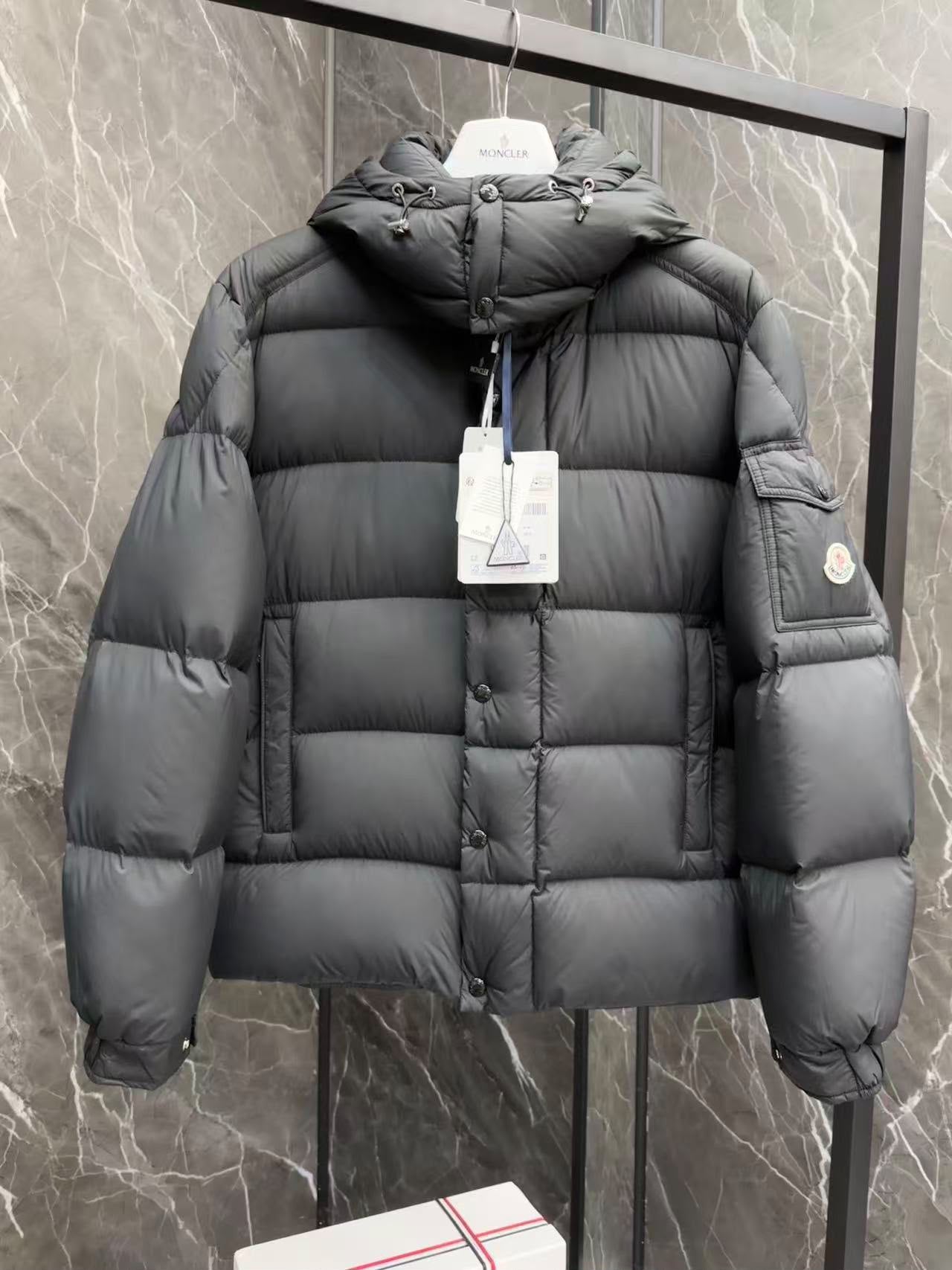 Moncler Winterjas Heren 2026 Canada Goose Mac millan, Ophalen, Zo goed als nieuw, Overige maten, Zwart