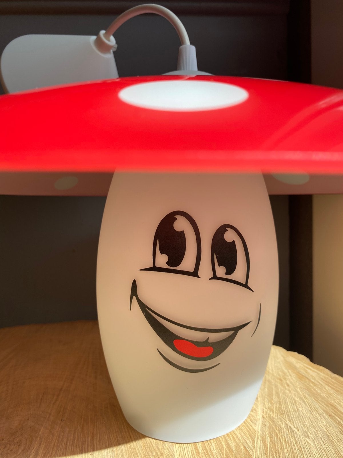 EGLO - Paddenstoel - Hanglamp!, Ophalen of Verzenden, Zo goed als nieuw, Glas, Vintage