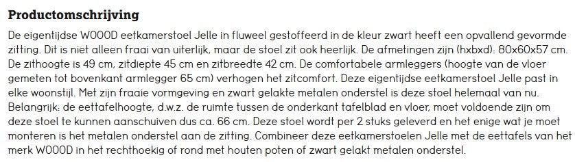 Foto 10 van Complete Eetkamerset Tafel + 6 Stoelen + Hanglamp €850