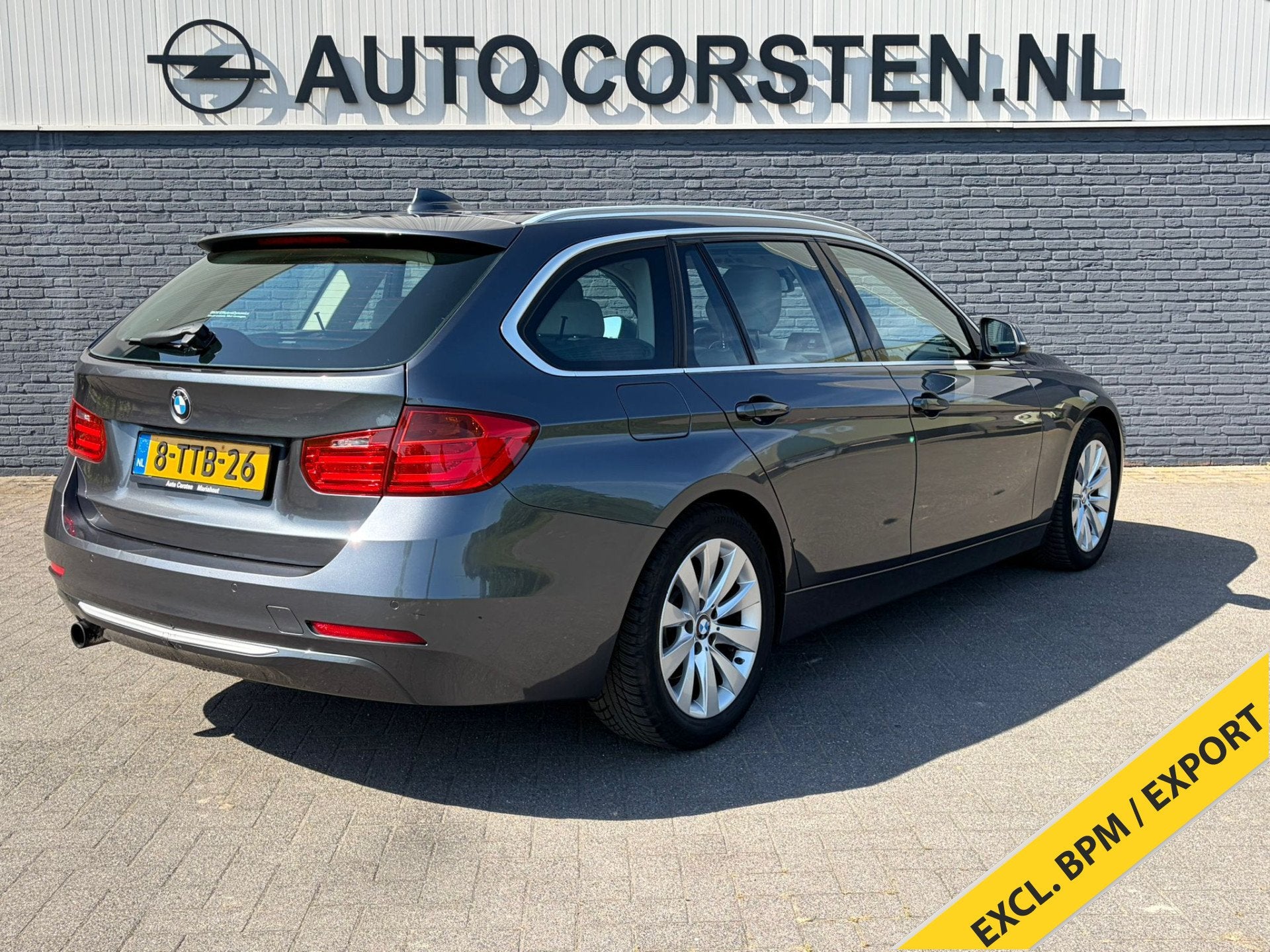BMW 3 Serie Touring 136PK Automaat Leder+Verwarmd Sportstoel, Auto's, Automaat, Gebruikt, 4 cilinders, 1445 kg
