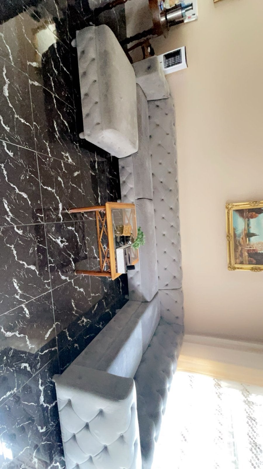 Luxe Marokkaanse Hoekbank - Comfortabel & Stijlvol, Ophalen, Nieuw, Stof, Chesterfield bank stijl