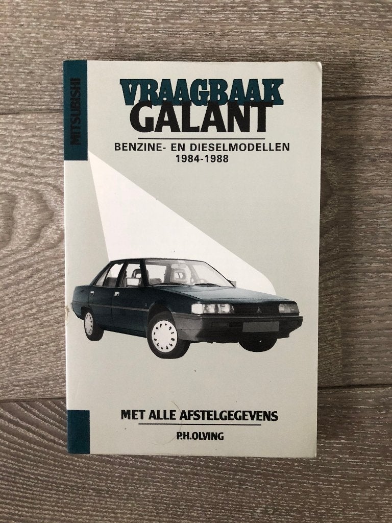 Vraagbaak Mitsubishi Galant Benzine- en Diesel 1984-1988, Ophalen of Verzenden
