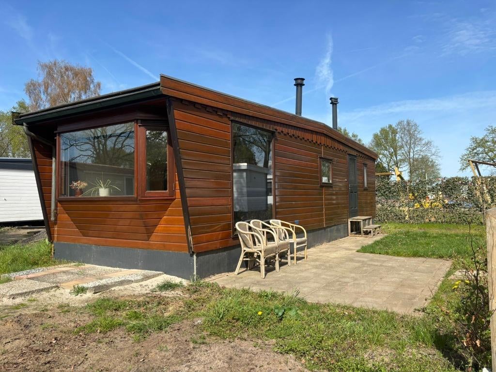 Sfeervol chalet op rustige, groene locatie - De Breyenburg, Huizen en Kamers, Recreatiewoningen te koop, 38 m², Noord-Brabant
