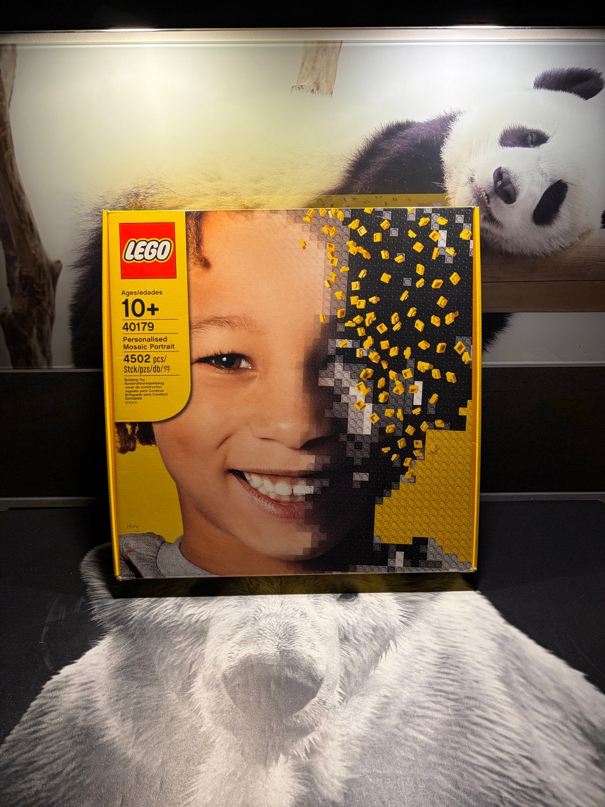 LEGO 40179 Personalised Mosaic Portrait - Zo goed als nieuw, Ophalen of Verzenden, Zo goed als nieuw, Lego