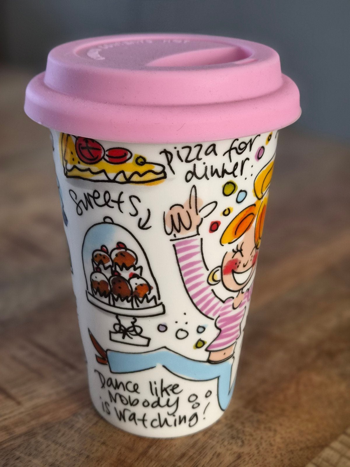 Blond Amsterdam To Go Cup, Huis en Inrichting, Ophalen, Mok, Zo goed als nieuw, Modern