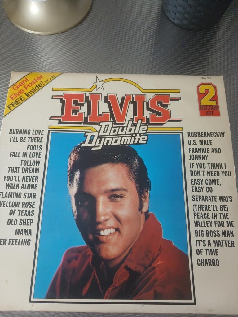 Elvis dubbele lp, Ophalen, Zo goed als nieuw, Overige formaten