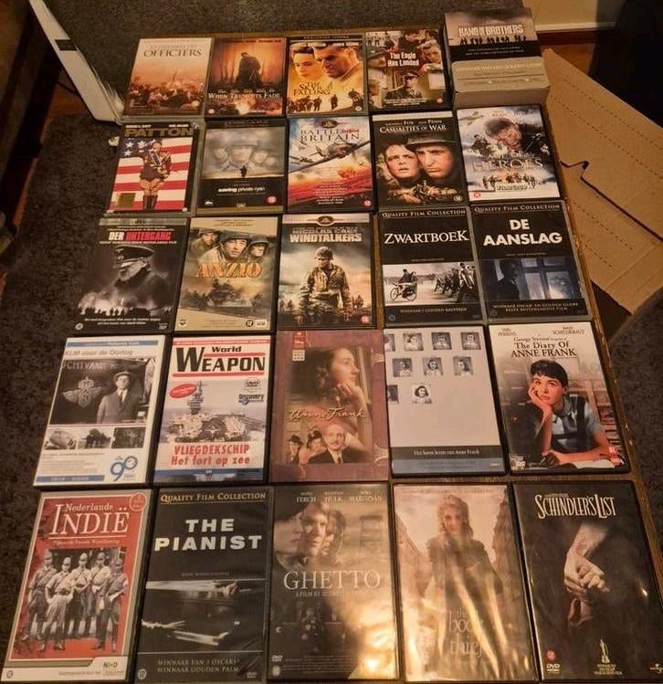 Grote collectie oorlogsfilms en -series op DVD, Ophalen of Verzenden, Zo goed als nieuw