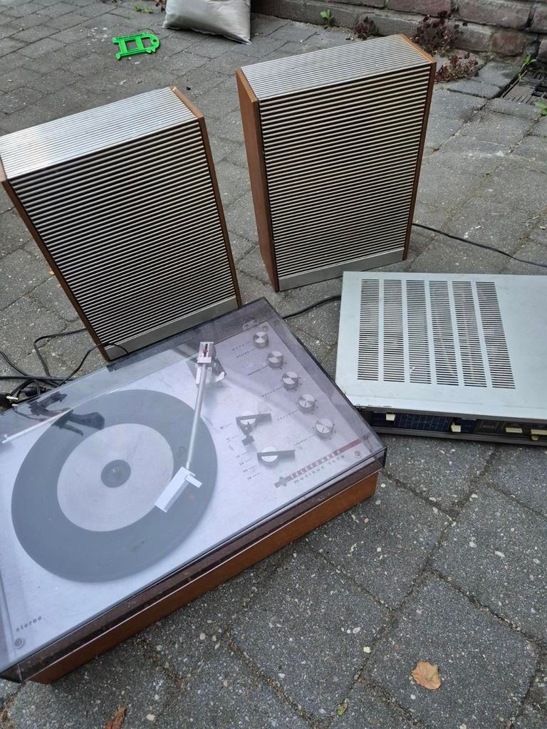 Telefunken Musikus 1080 Platenspeler met speakers, Ophalen, Gebruikt, Platenspeler, Overige merken
