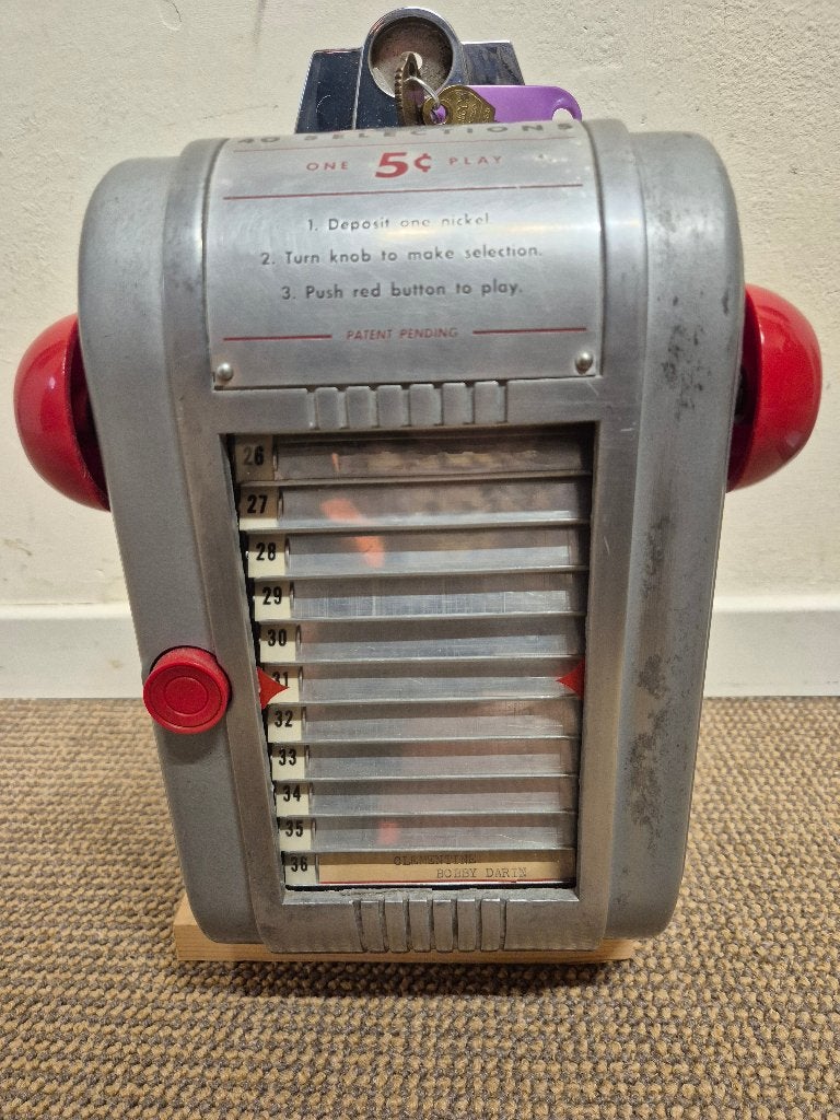 AMI 40select WL40 wallbox, Ophalen of Verzenden, Gebruikt, 1950 tot 1960, Ami