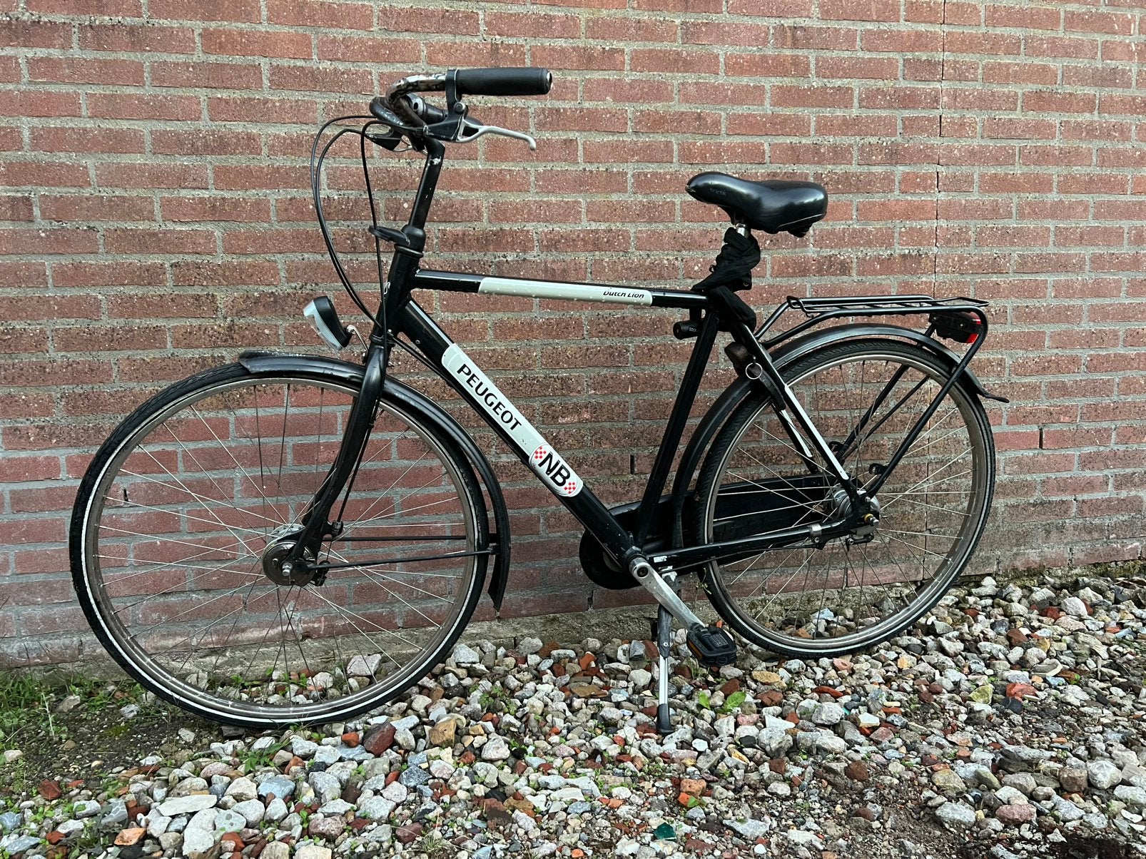 Peugeot herenfiets / stapfiets, Gebruikt, Versnellingen, Trommelrem, Ophalen