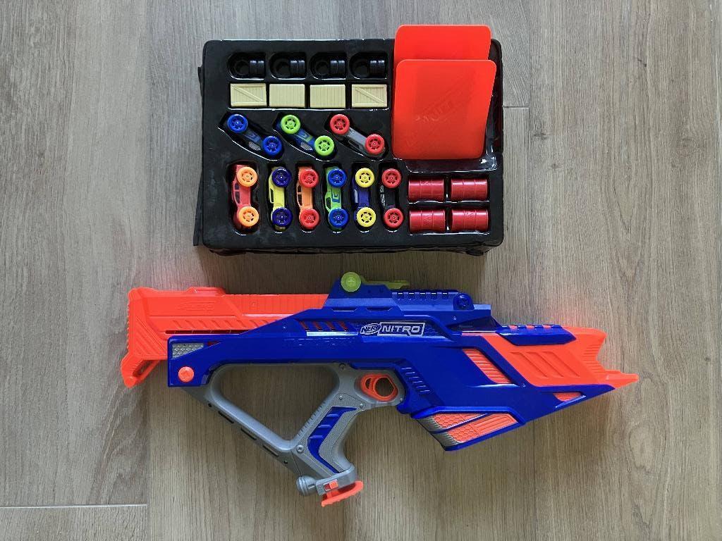 Nerf Nitro Motofury Rapid Rally, Ophalen of Verzenden, Zo goed als nieuw