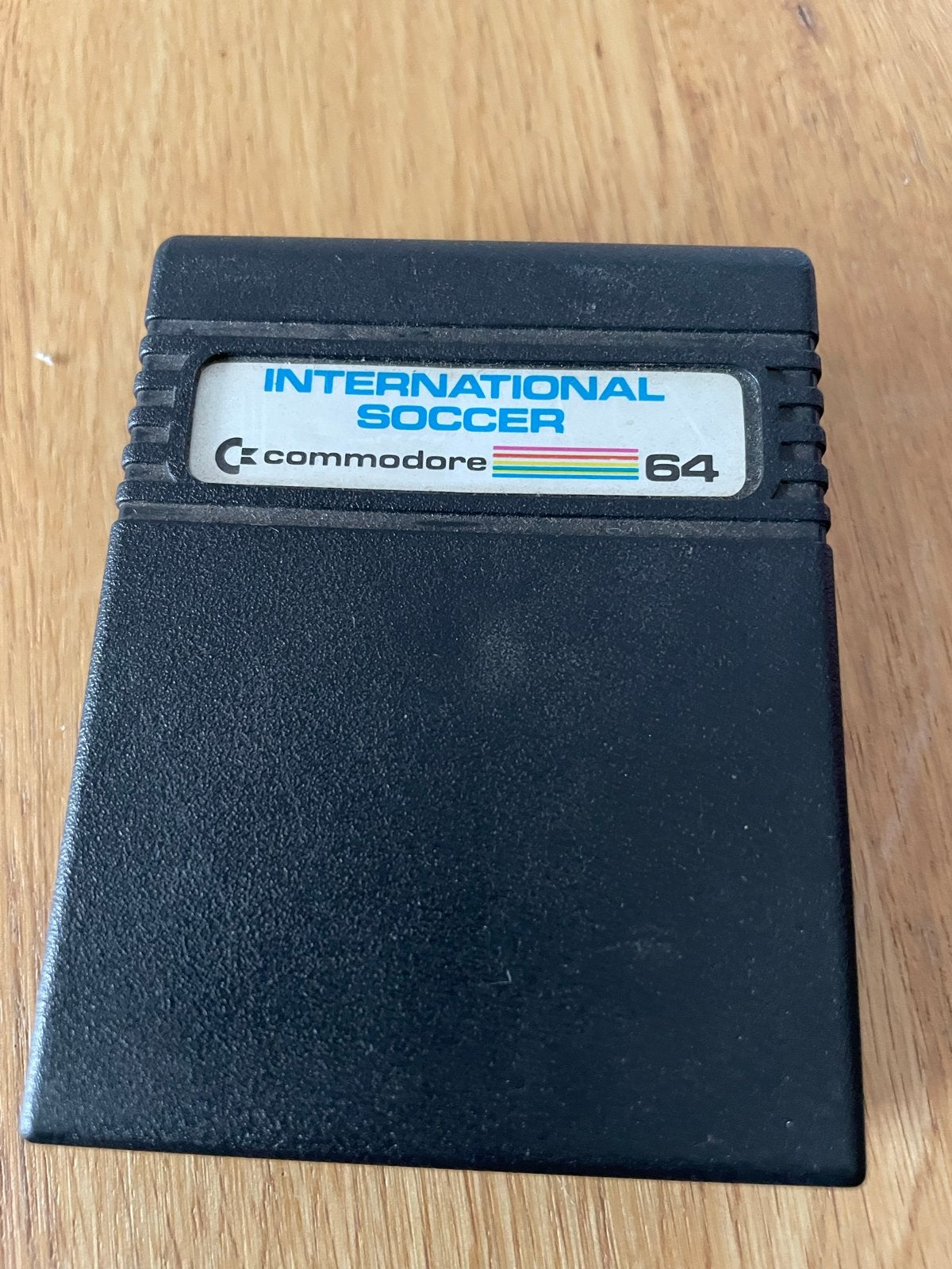 International Soccer Commodore 64 Cartridge, Gebruikt, 2 spelers, Ophalen of Verzenden, Vanaf 3 jaar