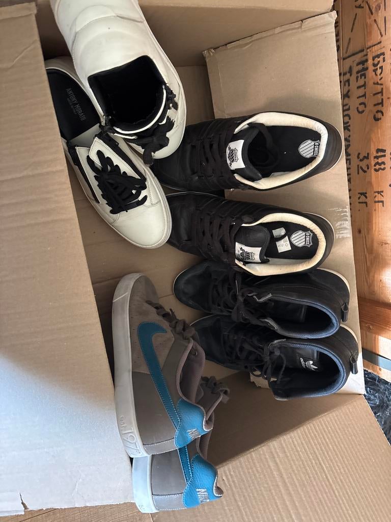 Sneakerpakket: Nike, Adidas, K-Swiss, Antony Morato (4 paar), Ophalen of Verzenden, Zo goed als nieuw, Sneakers of Gympen